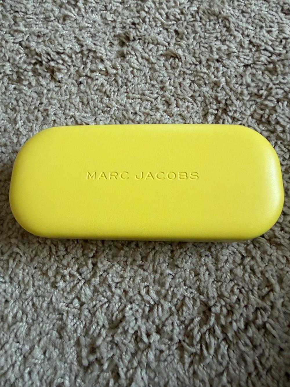 Marc Jacobs Bright Yellow Eyewear Case